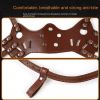 Dog mouth mask; anti-barking; anti-bite; dog mouth cover; puppy medium and large dogs; small dog masks; teddy golden retriever barker - Brown mouthpie