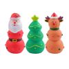 Christmas dog toys Christmas tree Christmas moose Bite resistant teething pet vocal toys - 3pcs