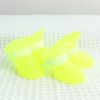 Dog Adjustable Straps & Waterproof Outdoor Booties For Snow & Rain - Fluorescent Yellow - S